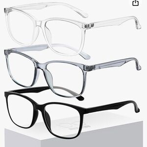 Blue light blocking glasses, 3 pack